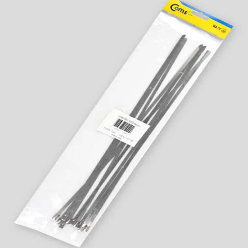 스텐타이 SUT-745 스테인레스 철 금속 케이블 타이 450mm x 7.9mm 10개 K