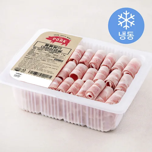 [로켓프레시] 돌돌말이 대패 삼겹살 (냉동)