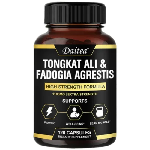 Fadogia Agrestis 600mg 및 Tongkat Ali 500mg 보충제는 신체 활동을 지원하고 잠재력을 발휘하며 전반적인 건강을 향상시킵니다., 1개, 120정