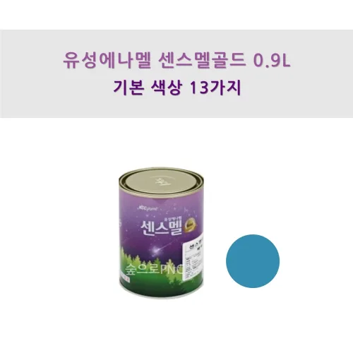 KCC 정품 유성에나멜 센스멜골드 유광 1L, 철재목재용 페인트, 에나멜페인트, 밝은청색, 1L, 1개