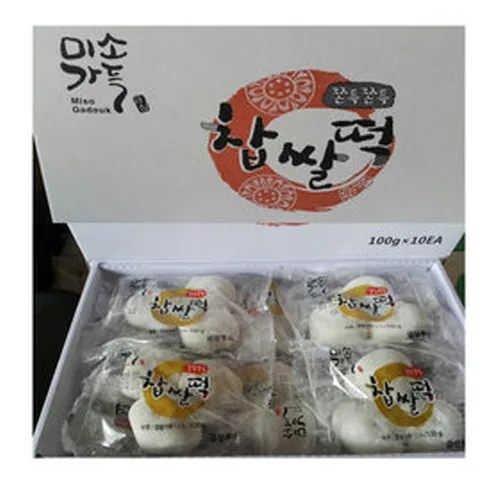 금상푸드 미소가득 찹쌀떡 3입(100g) x 10봉, 1박스