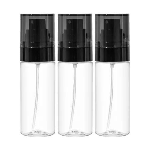 닥터보틀 울트라 안개분사 미스트공병, 3개, 60ml 블랙/울트라