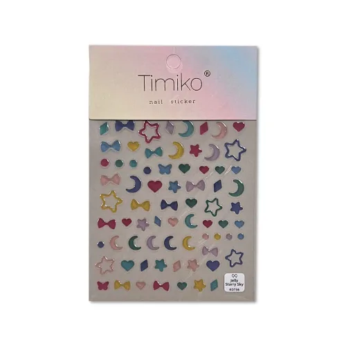 Timiko 네일 스티커 다꾸 스티커 Jelly Starry Sky, 기본, 1개