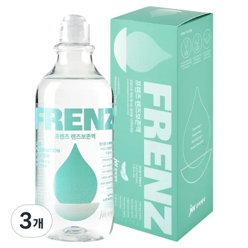 JW중외제약 프렌즈 렌즈 보존액, 3개, 365ml