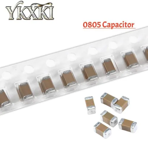 100개 0805 SMD 칩 다층 세라믹 커패시터 0.5pF - 47uF 10pF 22pF 100pF 1nF 10nF 100nF 0.1uF 1uF 2.2uF 4.7uF 10uF 2