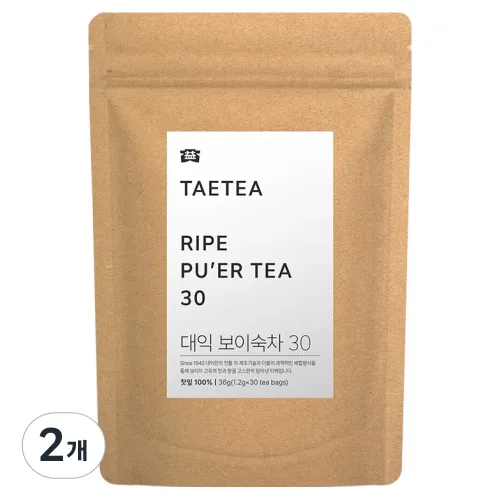 대익차 보이숙차 30, 1.2g, 2개, 30개입