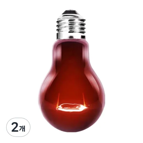 페이토 UVA 적외선 히팅램프 25W, 단일색상, 2개