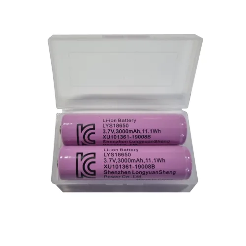 18650배터리 3000mah 2개세트 3.7v 11.1wh 충전지 충전배터리 충전건전지 69mm, 1세트, 2개입