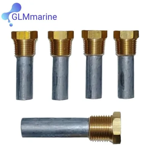 Yanmar 펜슬 양극 키트 오일 쿨러 아연 해양 119574-4415 119773-92600 4LHA-HTE 6LP 6LY 6LPA-STP 6LPA-STZP 119574-1879