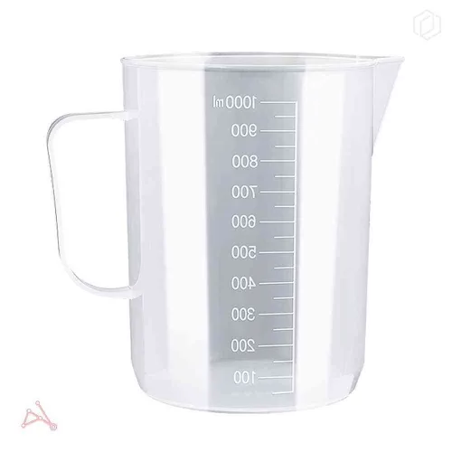 [하루셀렉] 계량비커 계량컵500ml 눈금 주방 플라스틱 계량컵, 1개, 500ml