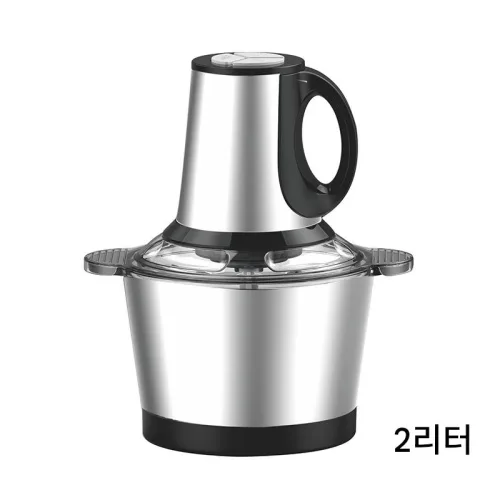 자칠 스테인리스 스틸 고기 분쇄기  3단 속도 전동 고기 분쇄기  가정용 전기 자동 다지기2L/3L