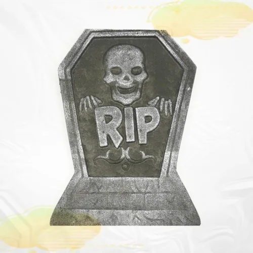 RIP 편지와 함께 할로윈 장식 거품 묘비 해골 해골 공포 소품 할로윈 홈 파티와 호환 가능 유령의 집 장식 용품 액세서리