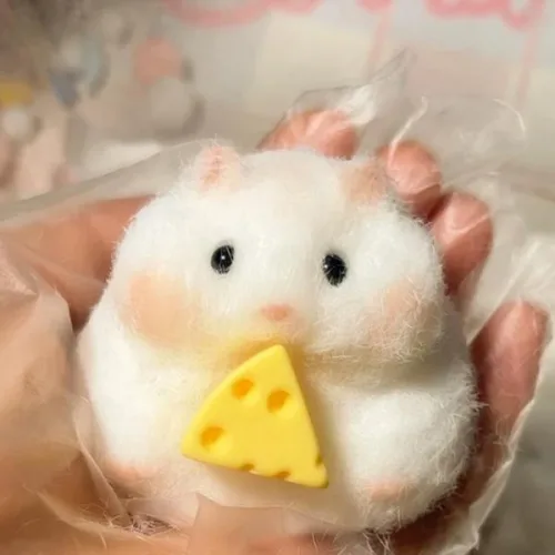 MOAMO 말랑이 스퀴시 스트레스 해소 볼 슬라임 슬랑이 주물럭 모찌 피젯 토이 장난감 Taba 실리콘 푹신하고 귀여운 햄스터 수제 신상 완화 선물