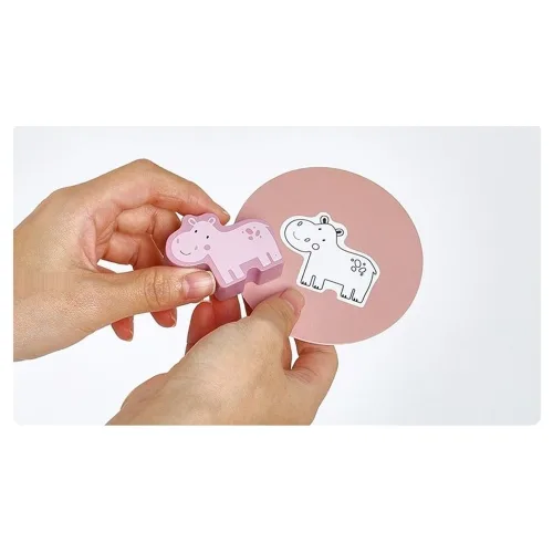 촉감박스 나무 32pcs 블록찾기 동물이름맞추기 감각발달완구 실내놀이활동