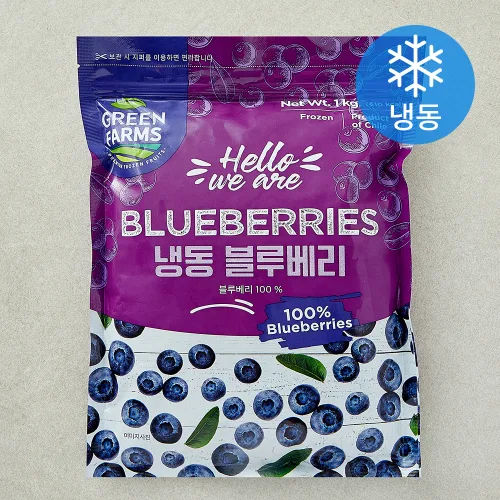 [로켓프레시] 그린팜 칠레산 블루베리 (냉동)
