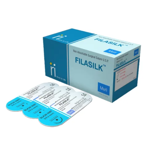 FILASILK SILK 4-0 비흡수성 봉합사 12EA, 1개