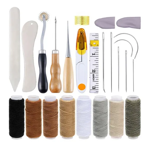아띠꼴로 가죽공예 공구 도구 재료 가죽공방 자재 DIY 세트, C세트, 1세트