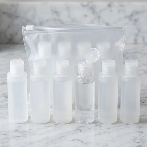 [캠프달링]다용도 플라스틱 소분 새지않는 공병 용기 100ml, 6개입, 1세트, 투명