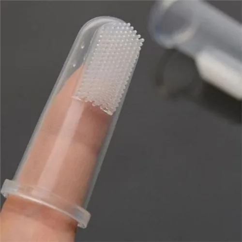 강아지 손가락 칫솔 강아지 구강 칫솔 실리콘 양면 반려동물 핑거 치석 제거 케어 구취