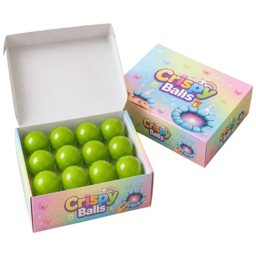 12개 세트 왁뿌볼 한박스 말랑이 왁스뿌시기 스퀴시 스트레스볼, 12개, 60g, 청사과
