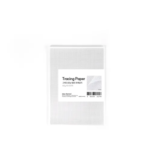 PaperPhant 그리드(모눈 방안) 트레싱지 60g A5 100매, 1팩