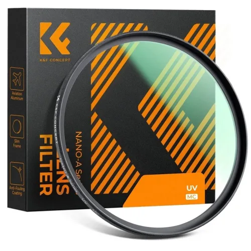 K&F Concept NANO-A 슬림 MC UV 독일 SCHOTT OPTIC, 1개, 55mm