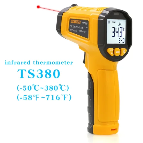 TS380 적외선 비접촉식 온도계 휴대용 산업용 고정밀 전자 온도계 TS600