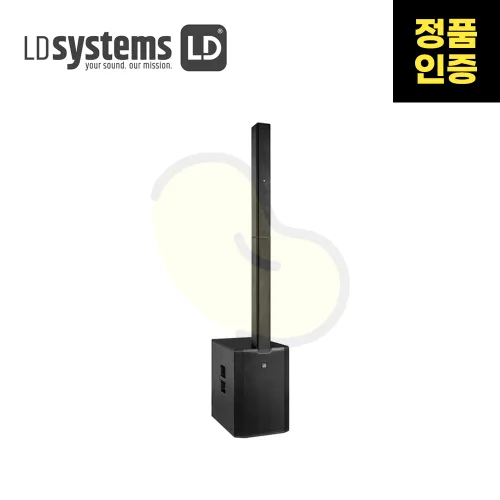 LD SYSTEMS(엘디 시스템즈) MAUI 44 G2 포터블 블루투스 액티브 컬럼 스피커, 화이트