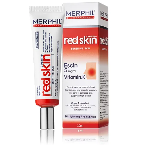 메르필 붉은기 안색 홍조 집중개선 레드스킨 크림, 30ml, 1개