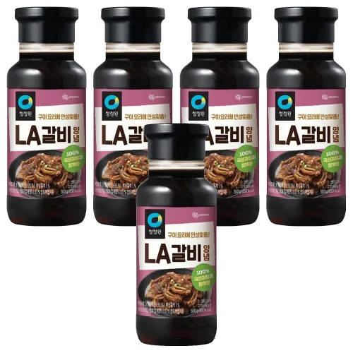 청정원 LA갈비양념, 500g, 5개