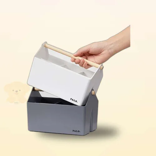 우들핸들 손잡이 오거나이저 볼펜 연필 정리함 학생 책상 정리 칸막이