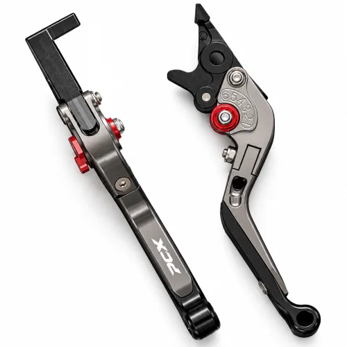 CHEKIS 체키스 PCX 21-26년 신형호환 파킹브레이크 조절식 폴딩레버 PCX 6단조절, 1개, 그레이