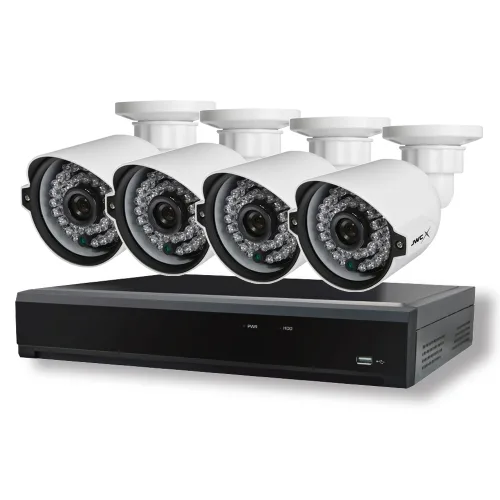 현우CCTV FULL HD 240만화소 CCTV 카메라 4대 녹화기 세트, 단일상품, 1개