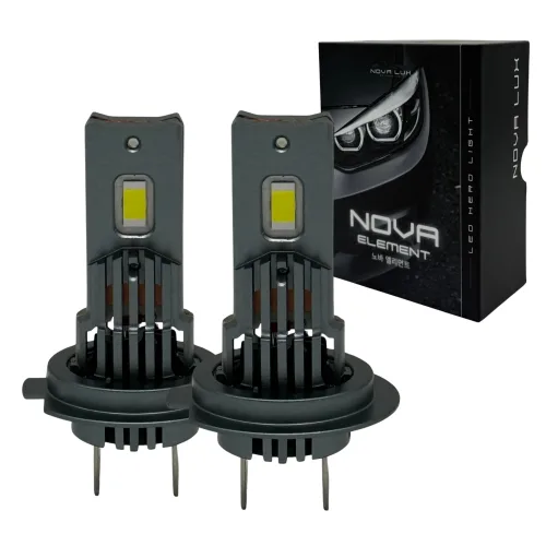 노바럭스 40W 극강의 밝기 LED 전조등 안개등 화이트 색상 1:1 순정 소켓 다이렉트형 H7 H4 9005 H8, H7, 1세트