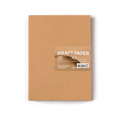 PaperPhant 질 좋고 많이 두꺼운(400g) 크라프트지 Kraft Paper