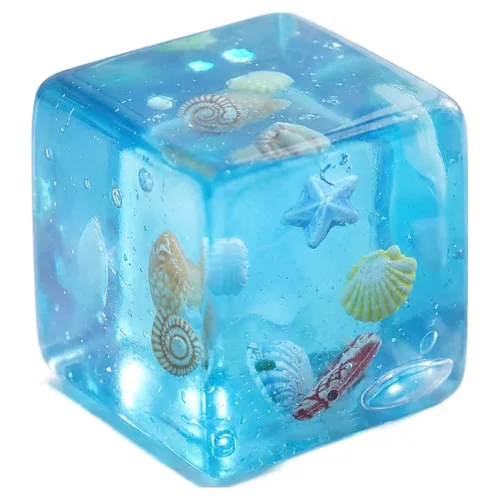 리드홈 냄새없는 스트레스 날려줄 오션 큐브 얼음 말랑 스퀴시, 블루, 135g, 1개