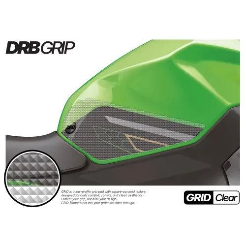디알비그립 가와사키 닌자 400 18~24 그리드 투명 DRB GRIP 니그립패드