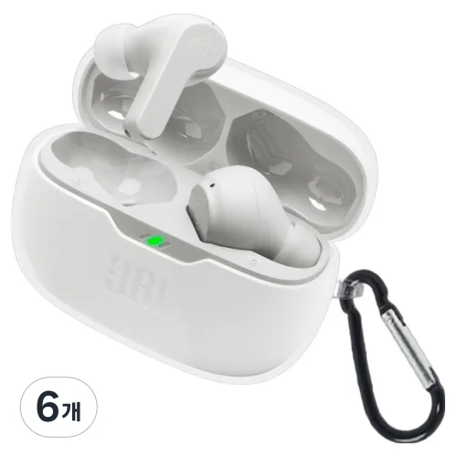 제이비엘 WAVE BEAM 2 크리스탈 클리어 케이스, JBL WAVE BEAM2, 단일 색상, 6개