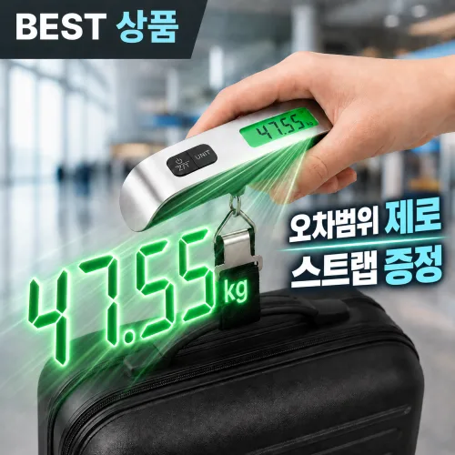 세렌코 케리어 무게 측정기 가방 손저울 여행 필수템, 1개, TL 실버