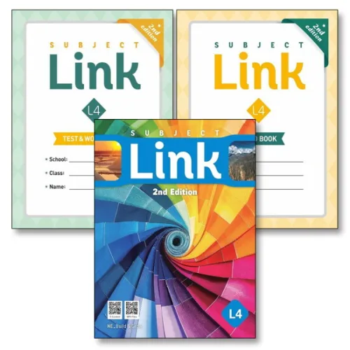 Subject Link 4 세트 (전3권) 교재+Tests+Wordbook (2ED), 엔이능률, 초보자