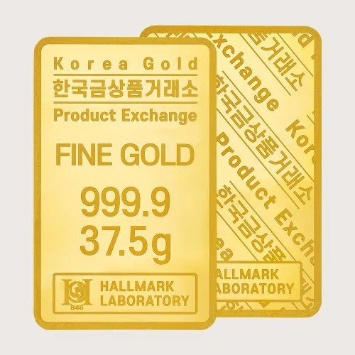 [한국금상품거래소] 24K 순금 999.9% 골드바 투자용 37.5g