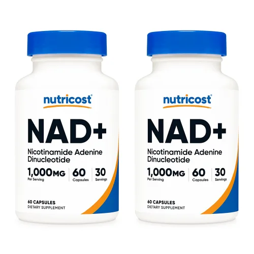 뉴트리코스트 NAD+ 1000mg 캡슐 60정 2병, 60정, 2개