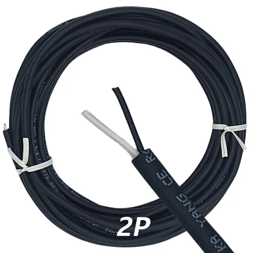 이음케이블 국산 2C 케이블 (미터 단위 판매) UL2464 22AWG 차량용 전선 LED배선 자동차 DIY 2가닥 2P 무실드 UL인증 PVC, 8개