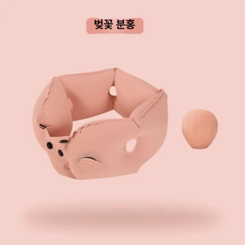 휴대용 장거리 여행용 공기주입식 목베개 차량용 메모리폼