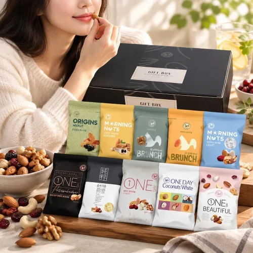 산과들에 하루견과 한줌견과 50봉 선물세트 고소한간식