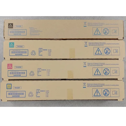 수입 정품토너 신도리코 D450 451 D470 D471 CM2075 미놀타 C025dni C030 C036 C325 TN328, 빨강, 1개