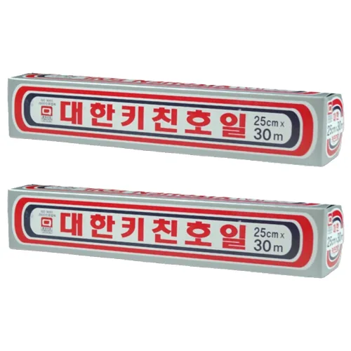 대한웰빙은박 키친호일, 30m, 2개