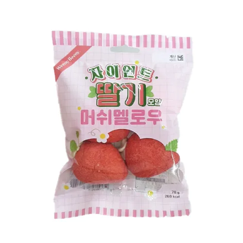 자이언트 딸기 모양 머쉬멜로우