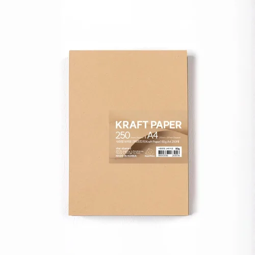 PaperPhant 내추럴 브라운 크라프트지(Kraft Paper) 80g, 1팩