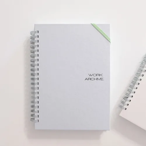 [워크페이퍼] 매출 매입 장부 B6 스프링, 1개, 실버